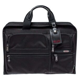 TUMI Black Nylon Gen 4.2 Organizer Portfolio Briefcase